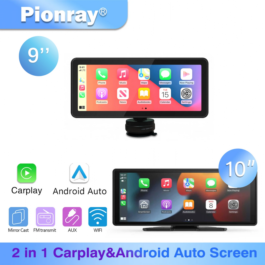 DriveSync™ 10” Wireless CarPlay 🚗📱 Big Screen. Smart Drive.