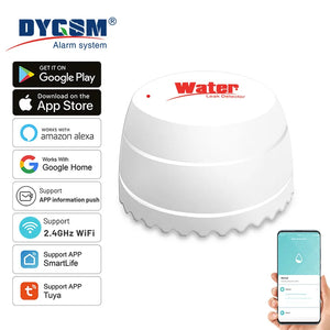 Détecteur de Fuite d’Eau WiFi Tuya – Alexa & Google Home