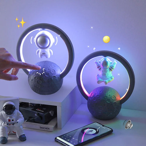 Enceinte Bluetooth Levitation Magnetique Astronaute - Son Stereo & Deco Unique