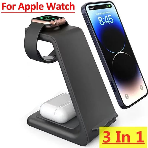 Station de Charge 3-en-1 Dock Rapide – iPhone Apple Watch AirPods