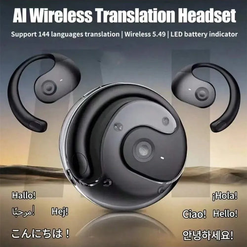 AI-Powered Wireless Earphones: Seamless Translation on the Go